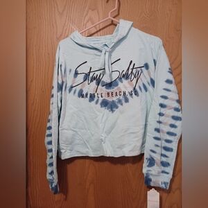 NWT DREAMSICLE Myrtle Beach Tie-dyed Pullover Drawstring Hoodie Size Medium
